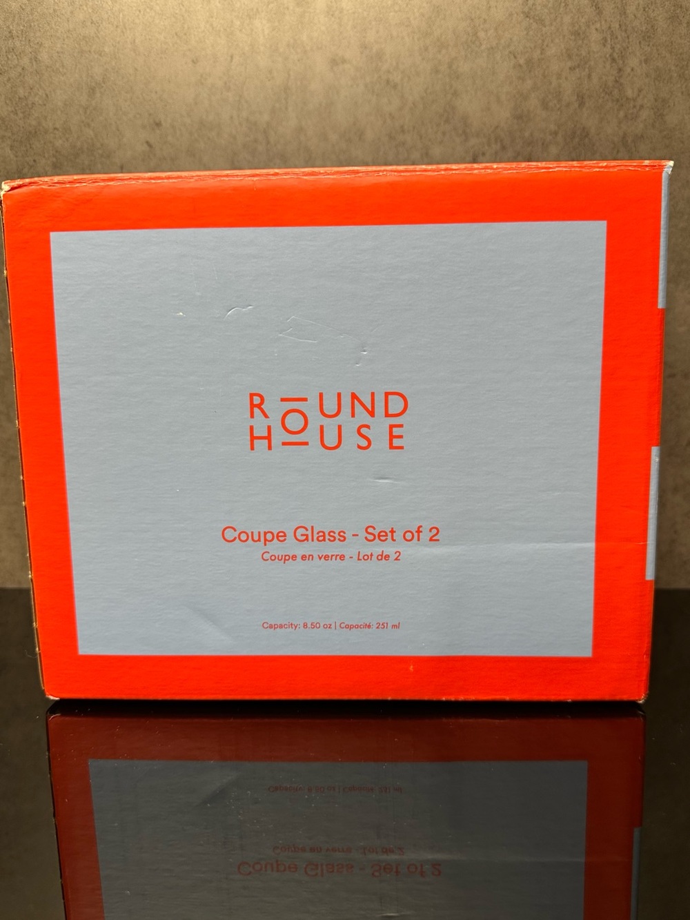 Round House Green Coupe Glasses – Set of 2 NIB - Picture 2 of 2